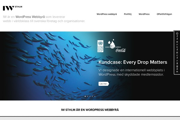 WordPress website example screenshot