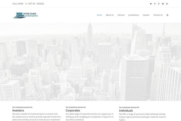 Total theme site design template sample