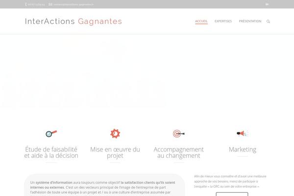WordPress website example screenshot