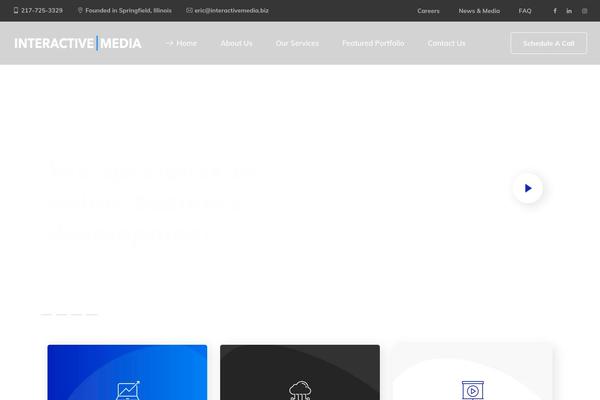Integrio theme site design template sample
