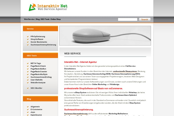 WordPress website example screenshot