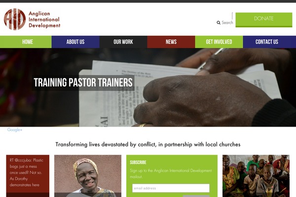 interanglicanaid.org site used Bootstrap-to-wp-full