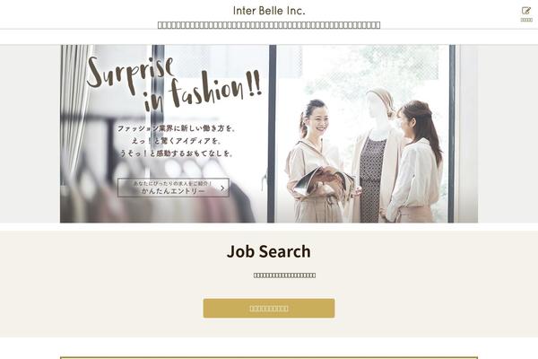 interbelle.co.jp site used Interbelle