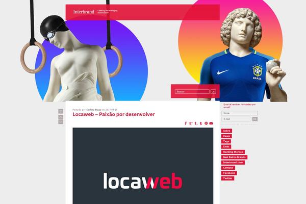 Interbrand theme websites examples