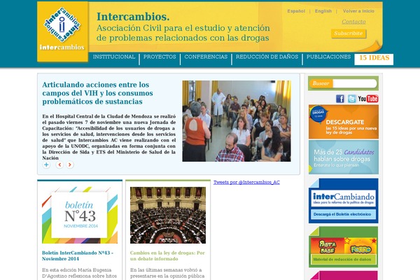 intercambios.org.ar site used Intercambios