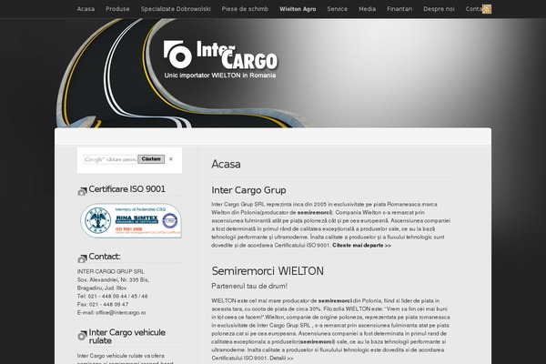 intercargo.ro site used Wp Launch