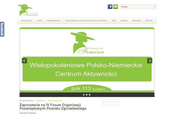 interclubfemina.pl site used Linedy