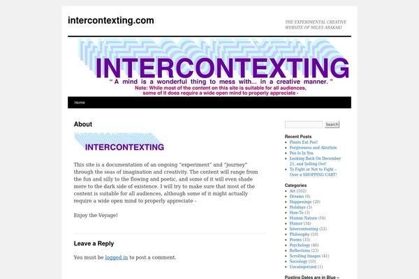 Twenty Ten theme site design template sample