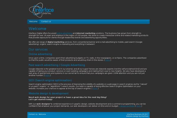 interfacebusinesses.co.za site used Clean Style One