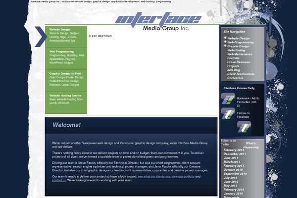 Img theme site design template sample