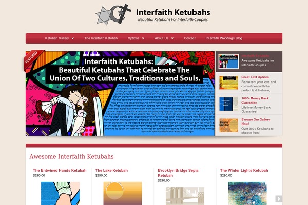 interfaithketubahs.com site used Bellissima