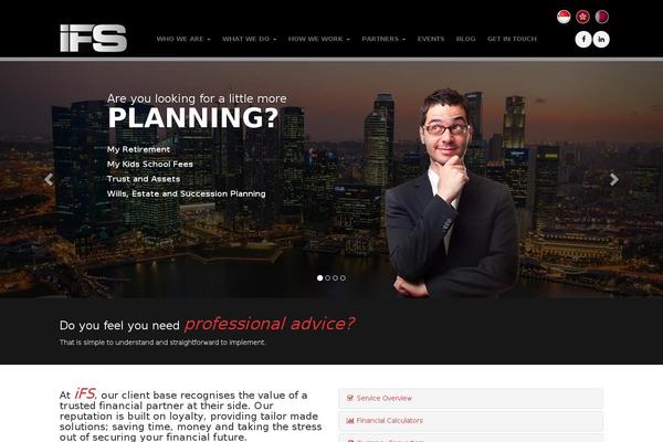 Ifs theme site design template sample