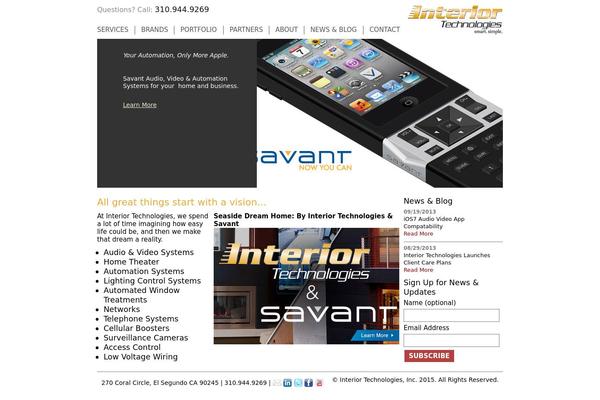 interior-technologies.com site used Interior-technologies