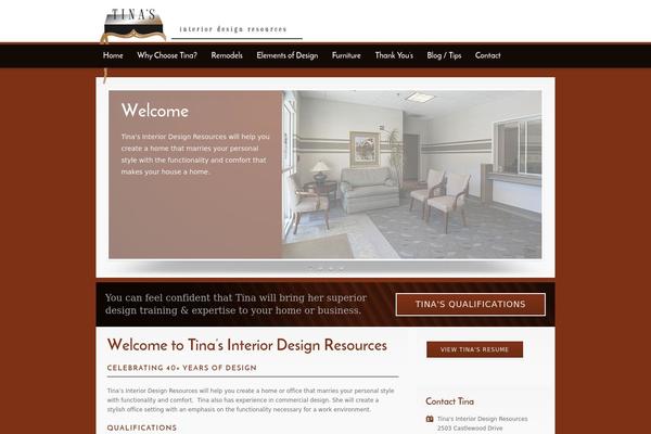Modular theme site design template sample