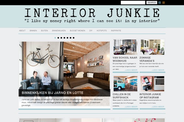 interiorjunkie.com site used Interiorjunkie