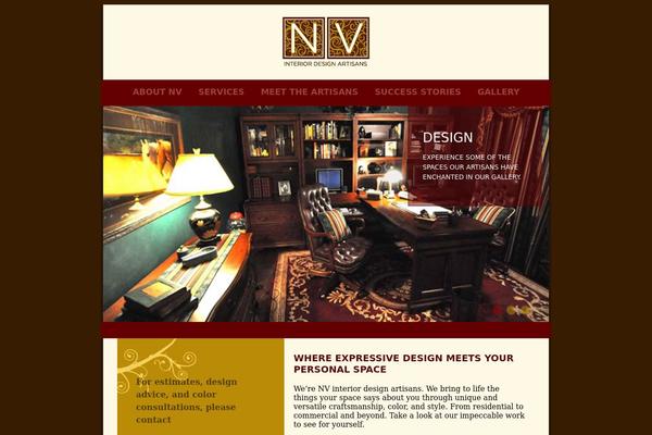 Nv theme site design template sample