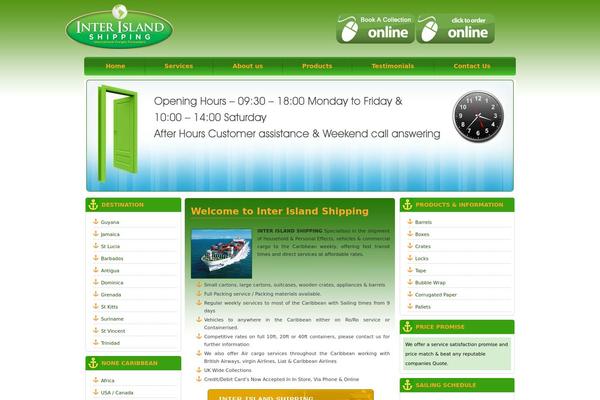 interislandshipping.com site used Shipping