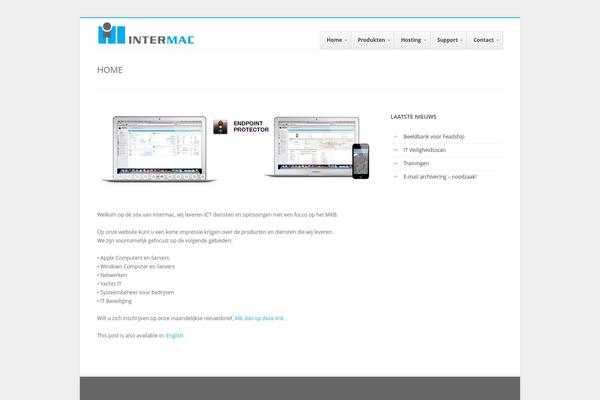 WordPress website example screenshot