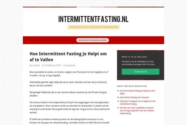 intermittentfasting.nl site used Chronicl