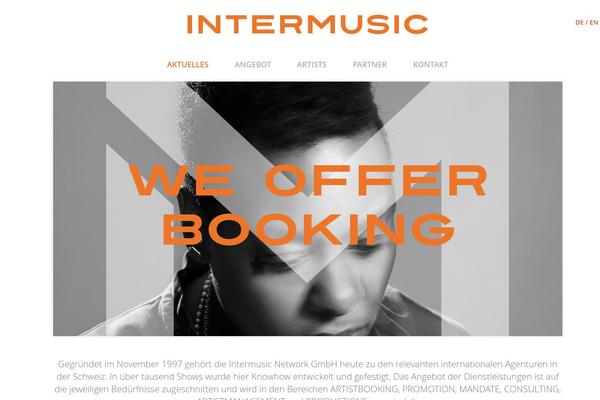 intermusic.ch site used Wpex Adapt