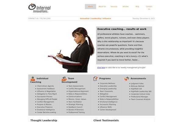internalinnovations.com site used Leadership