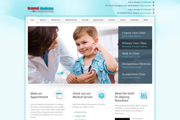 WordPress website example screenshot