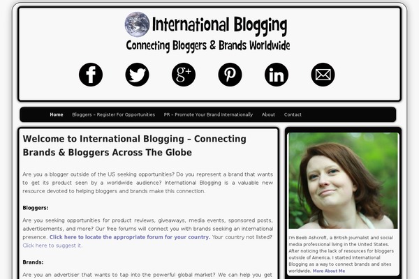 internationalblogging.com site used Jaided2011