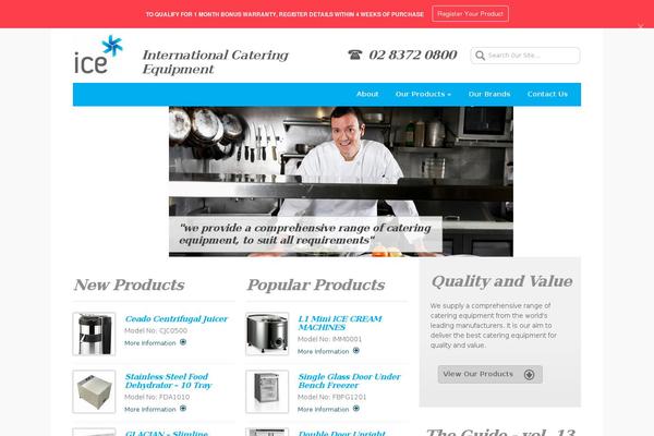 internationalcatering.com.au site used Ice_theme