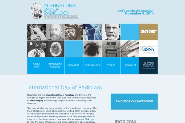 internationaldayofradiology.com site used Idor2012
