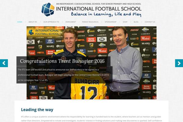 internationalfootballschool.com site used Ifs