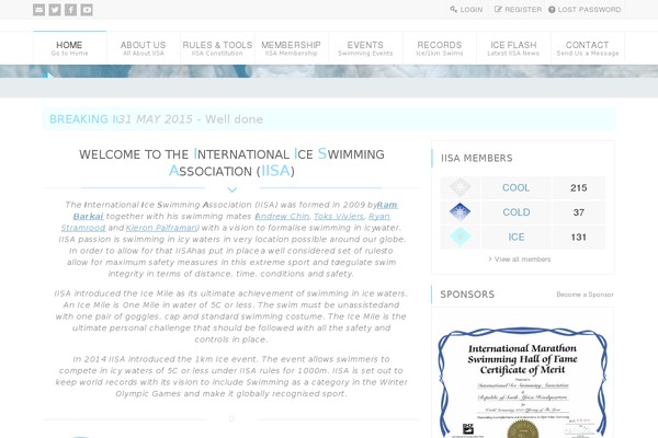 internationaliceswimming.com site used RT-Theme 18 Child