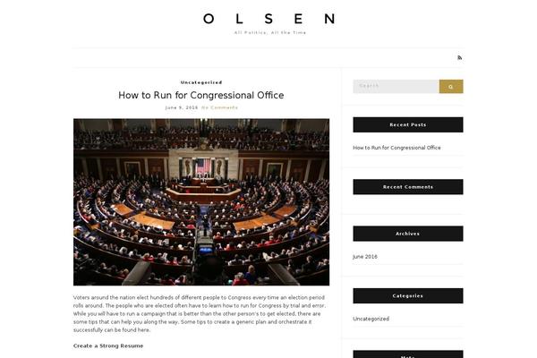 internationalpoliticalforum.com site used Olsen Light
