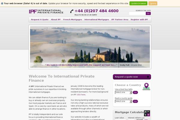 internationalprivatefinance.com site used Ipf