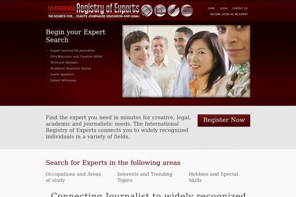 internationalregistryofexperts.com site used inFocus