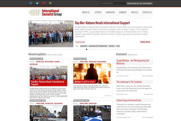 internationalsocialist.org.uk site used Isgv3