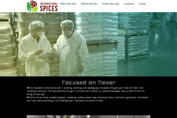 internationalspices.com site used International-spices