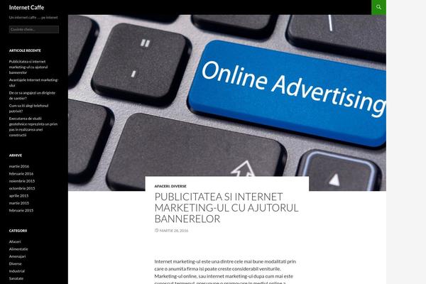 Twenty Fourteen theme site design template sample