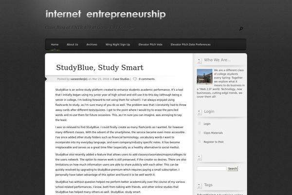 WordPress website example screenshot