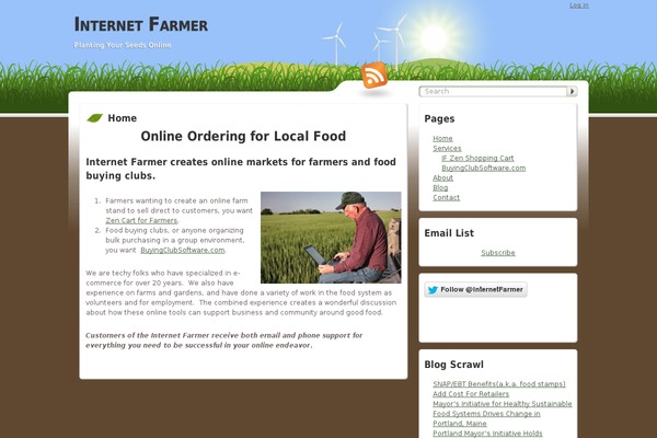 Grassland theme site design template sample