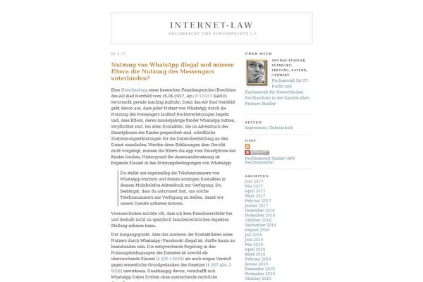 internet-law.de site used Darknight2.0