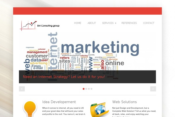 internet-marketing.mk site used Simplecorp