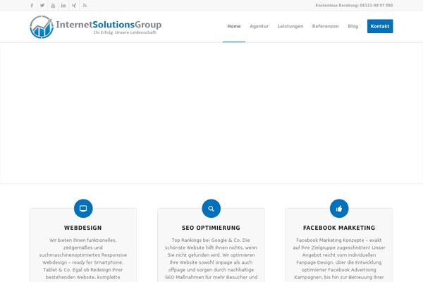 Enfold theme site design template sample