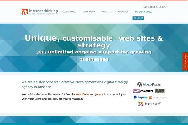 internet-thinking.com.au site used Internetthinking2015