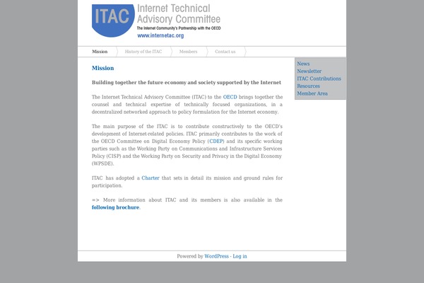 internetac.org site used Itac