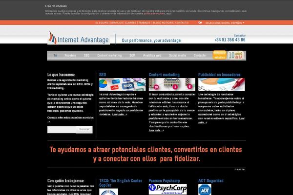 internet-advantage theme websites examples
