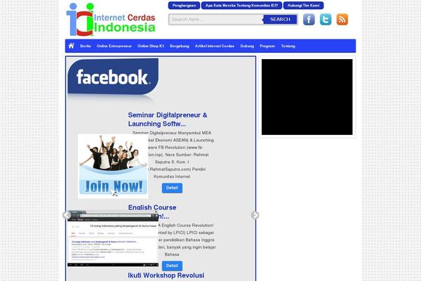 internetcerdasindonesia.org site used Putraindonesia.co.id