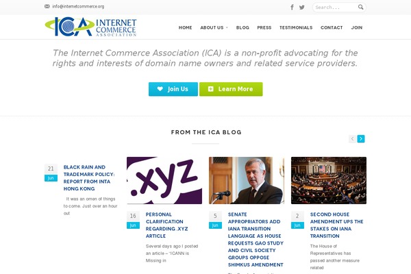 WordPress website example screenshot