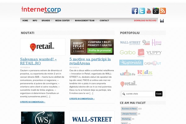 WordPress website example screenshot