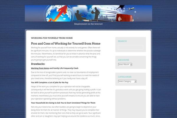 WordPress website example screenshot