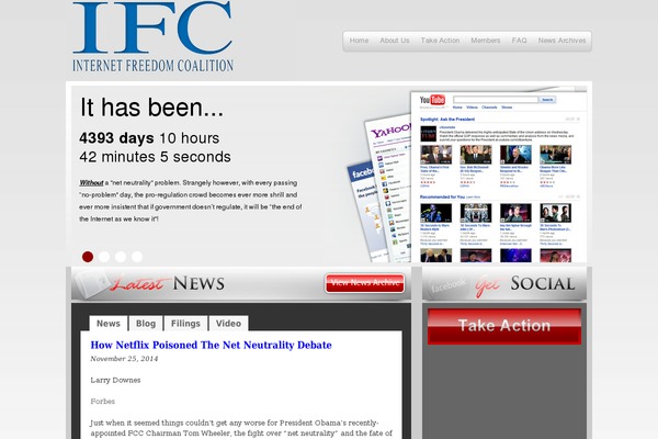 WordPress website example screenshot
